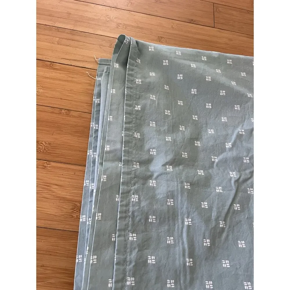 Queen SIZE Flat Sheet Performance 100% Organic Cotton Threshold Sage Green